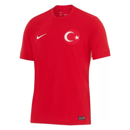 Fußballtrikot Kaufen Türkei Euro 2024 Auswärtstrikot EM 24-25 rot Kurzarm