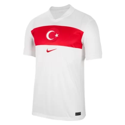 Fußballtrikot Kaufen Türkei Euro 2024 Heimtrikot EM 24-25 weiß Kurzarm